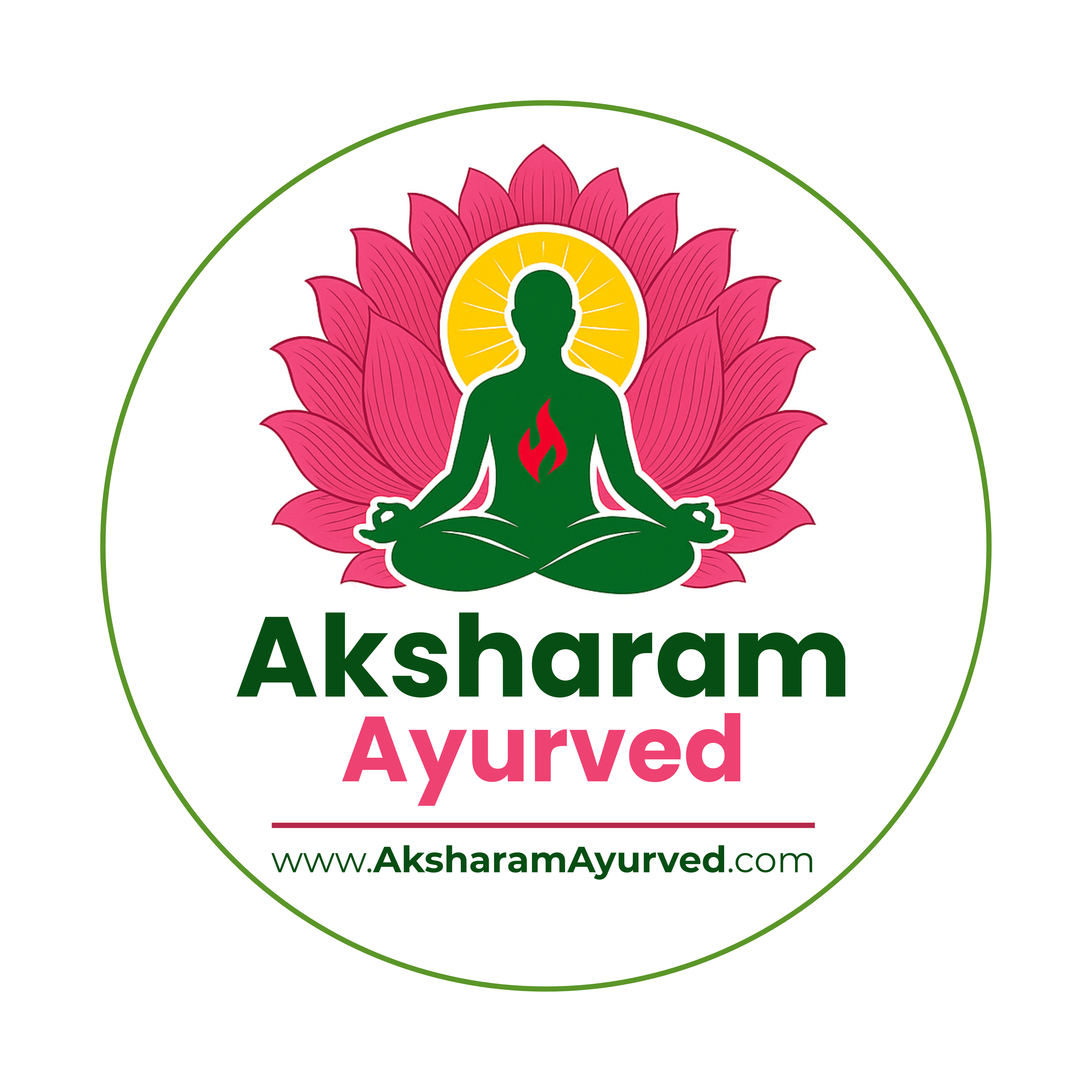 Aksharam Ayurved Logo