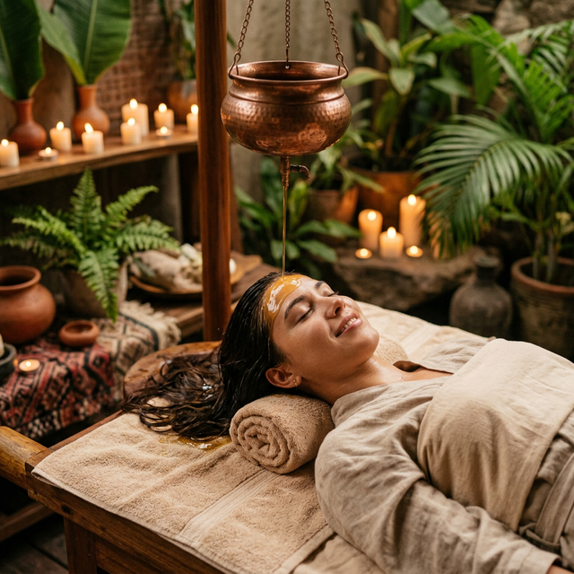 Shirodhara Treatment Room